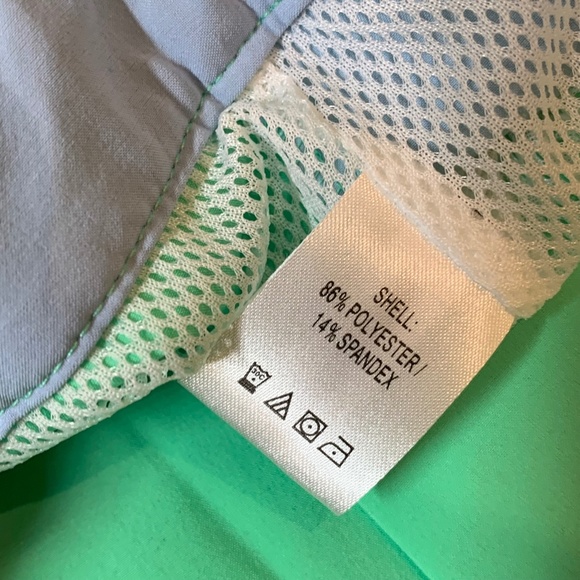 B Draddy Bathing Suit Swim Trunks Caribbean Green Paddle Mesh Lined Shorts XL - Picture 8 of 10